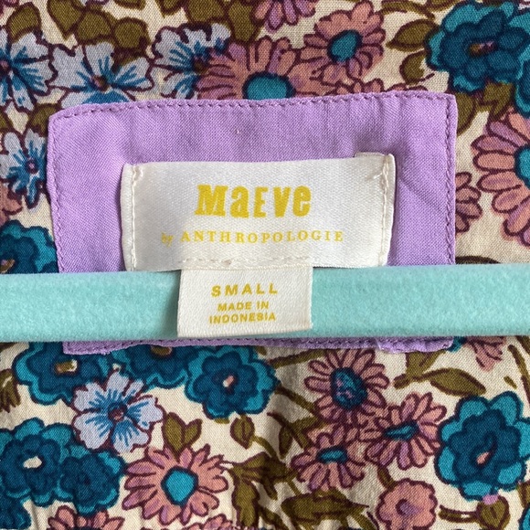 Anthropologie Maeve Floral Top - Picture 3 of 4